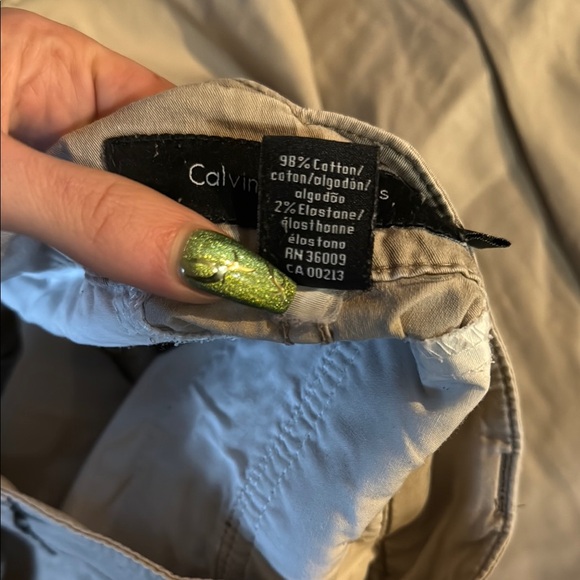 Tan Calvin Klein Jeans Cargo Shorts - Picture 5 of 5